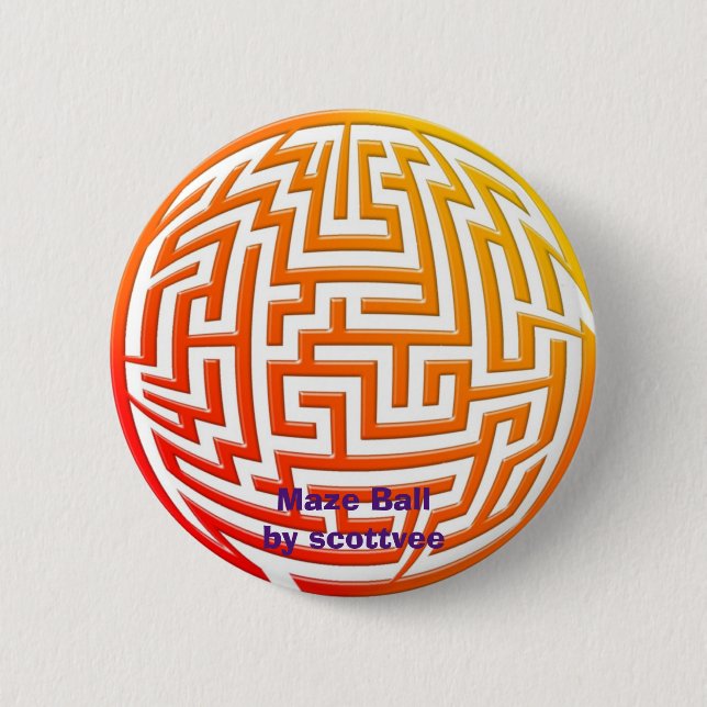 Button - Maze Ball (Front)