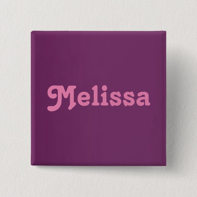 Button Melissa (Front)