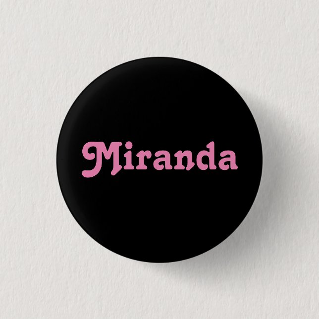 Button Miranda (Front)