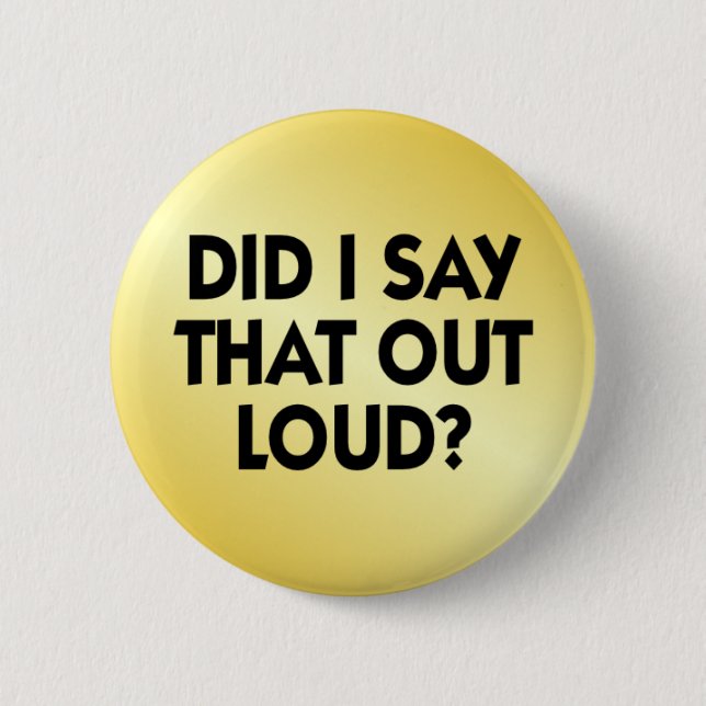 button_outloud 6 cm round badge (Front)
