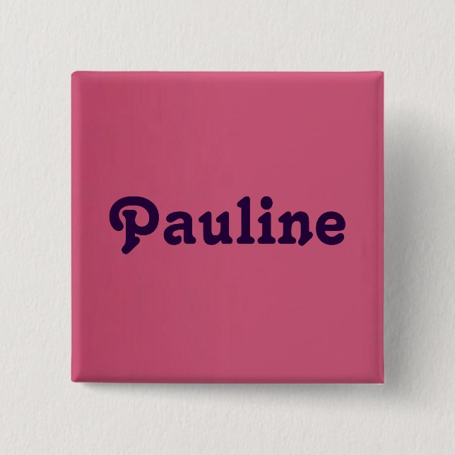 Button Pauline (Front)