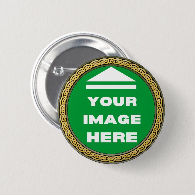 Button - Personalised - Add Image / Text (Front & Back)
