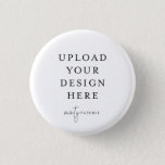 Button Pin 1-1/4" - Small<br><div class="desc">Customise your button pin design in Templett. After you are done editing,  download your file in a JPG format (don't forget to turn on the bleed option). Upload your design here by clicking on the blue "Personalise" button.</div>