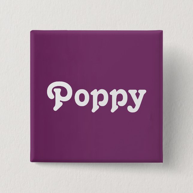 Button Poppy (Front)