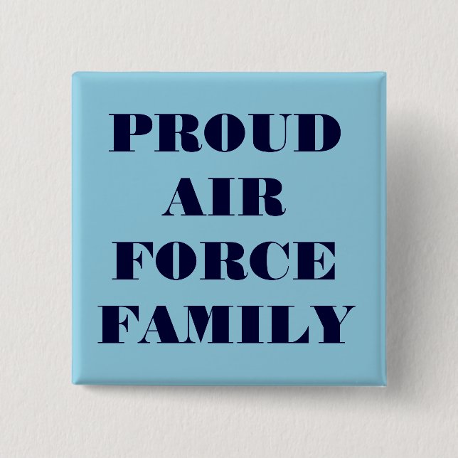 Button Proud Air Force Family (Front)