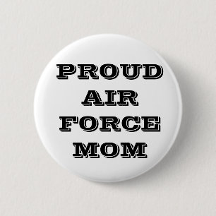Button Proud Air Force Mum