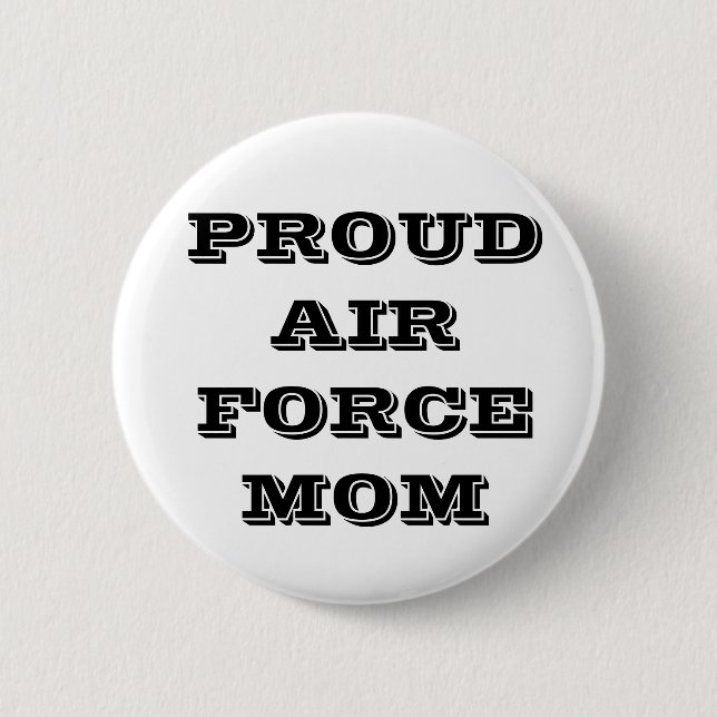 Button Proud Air Force Mum (Front)