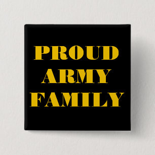 Button Proud Army Family