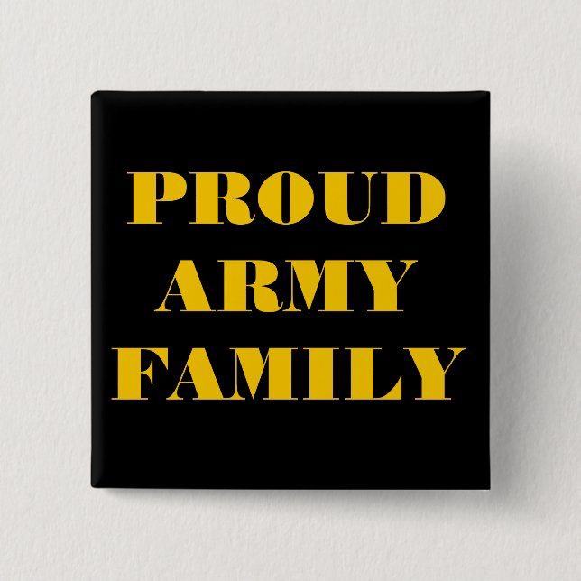 Button Proud Army Family (Front)