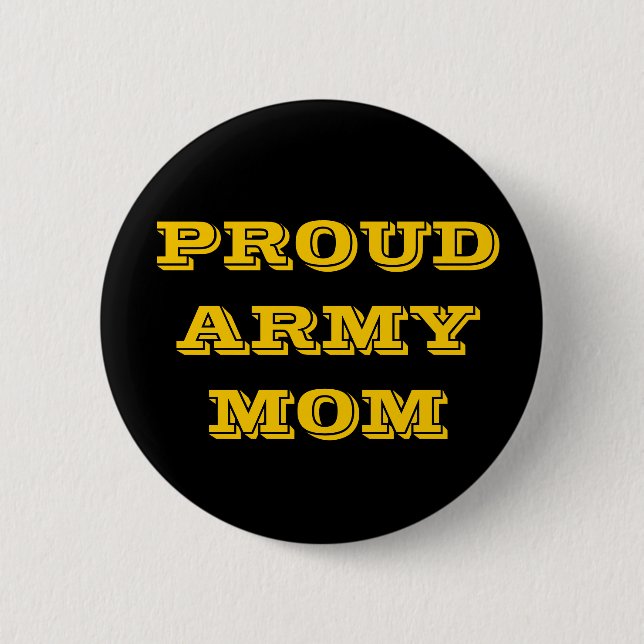 Button Proud Army Mum (Front)