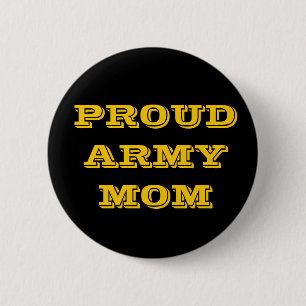 Button Proud Army Mum