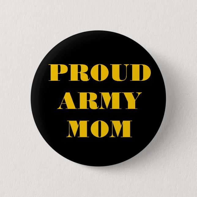 Button Proud Army Mum (Front)