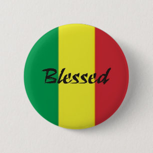 Button Rastafari Blessing