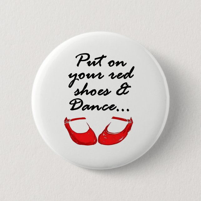 Button - Red Shoes (Front)