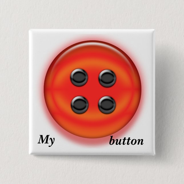 Button - Red square button (Front)