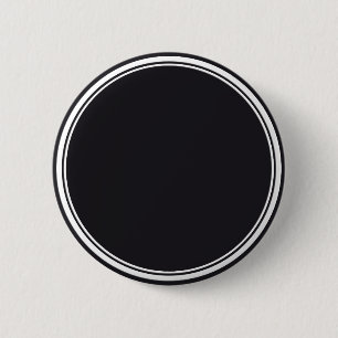 BUTTON ROUND black & white + your text