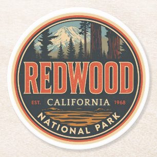 Button Round Paper Coaster