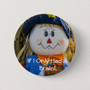 Button:  Scarecrow 6 Cm Round Badge