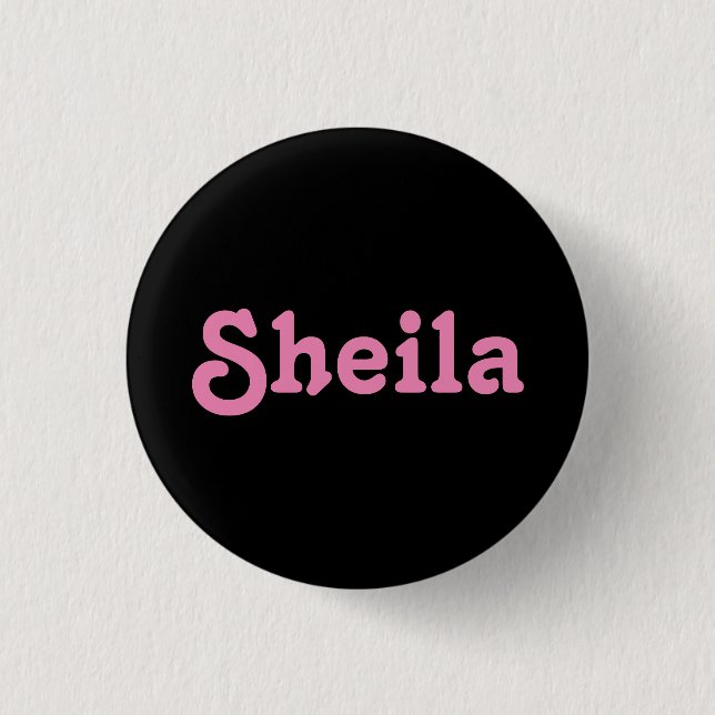 Button Sheila (Front)