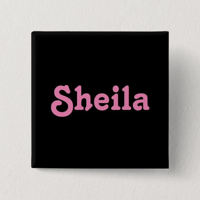 Button Sheila (Front)