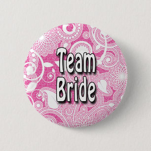 Button: Team Bride 6 Cm Round Badge