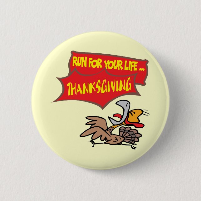 Button - Thanksgiving Turkey Run (Front)