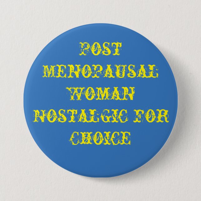 Button to wear to a protest march (Front)