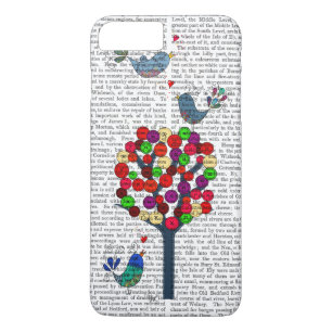 Button Tree and Birds Blue iPhone 8 Plus/7 Plus Case