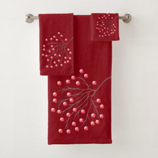 Button Tree Bath Towel Set