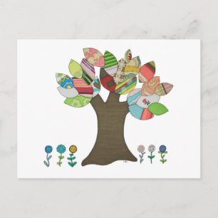 Button Tree Postcard