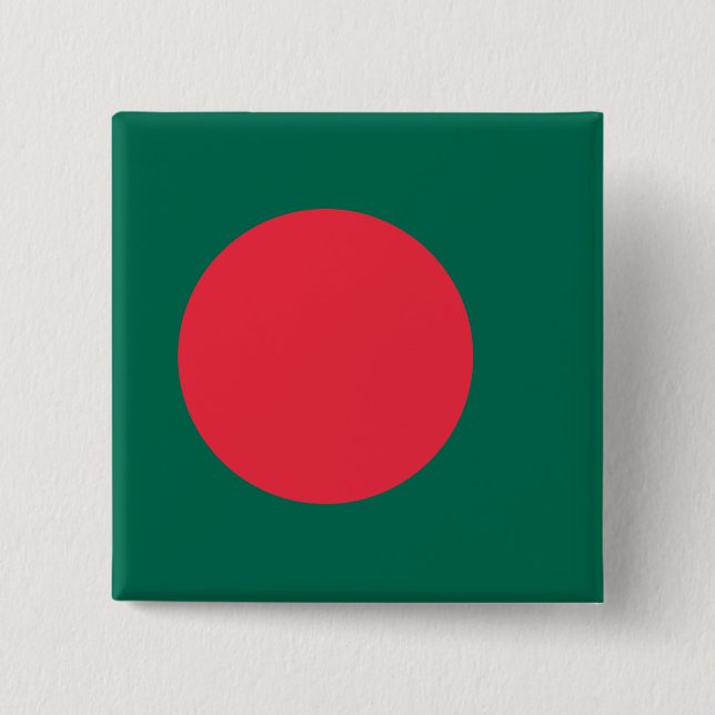 Button with Flag of Bangladesh (Front)