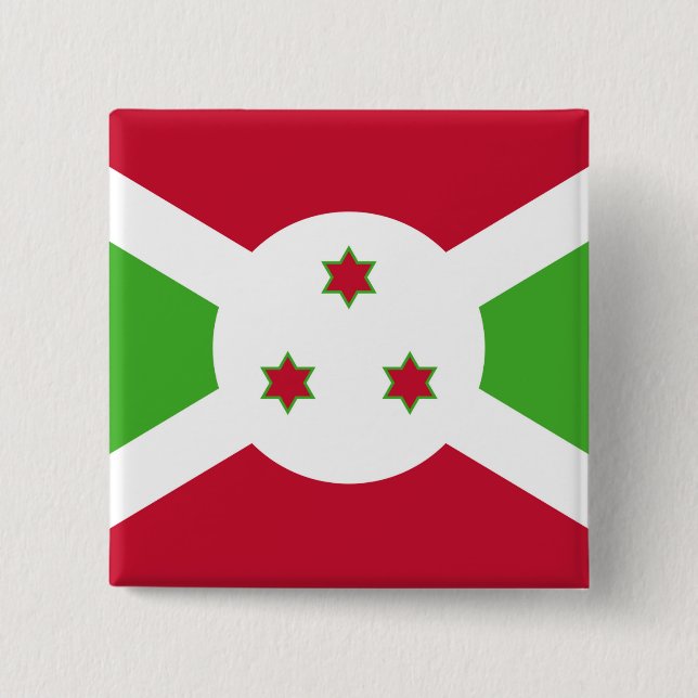Button with Flag of Burundi (Front)