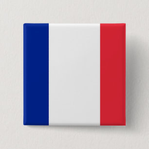 Button with Flag of France
