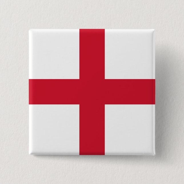 Button with Flag of the England (Front)