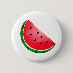 Button with watermelon
