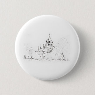Buttons drawing Hannover Rathaus Landscape