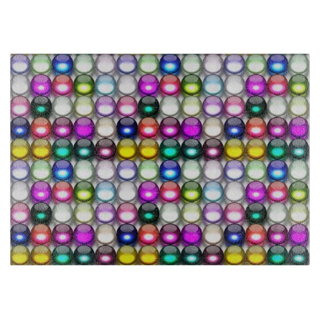 Buttons Galore 1 Decorative Glass Cutting Board (Front)