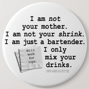 Buttons - I'M A BARTENDER