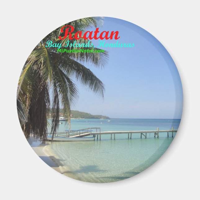 Buttons of Roatan, Bay Islands, Honduras Magnet (Front)