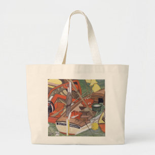 Butts of Mousehole 1995 Large Tote Bag