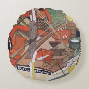 Butts of Mousehole 1995 Round Cushion