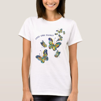 BUTTTERFLY LOVE OUR PLANET T-SHIRT