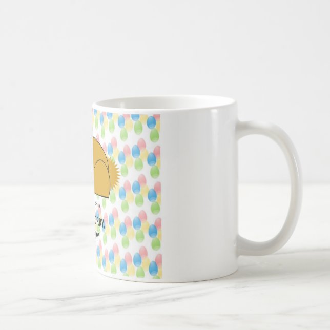 Buuny coffee cup don't worry be happy. (Right)