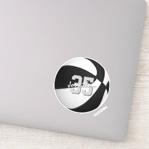 buy 1 or bulk black white basketball team colours