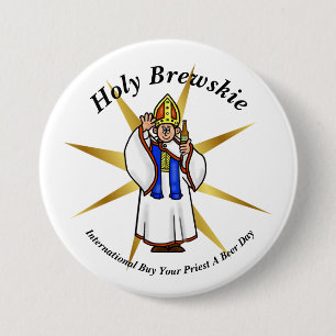 Buy A Priest A Beer Day Button 2