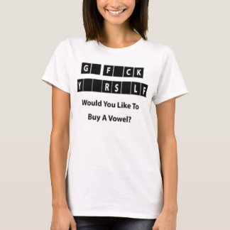 Buy A Vowel T-Shirt