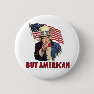 Buy American 6 Cm Round Badge