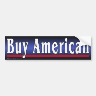 Buy American Blue Bumper Sticker