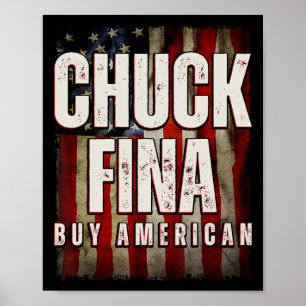 Buy American Chuck Fina China Trade Liberation Day Poster