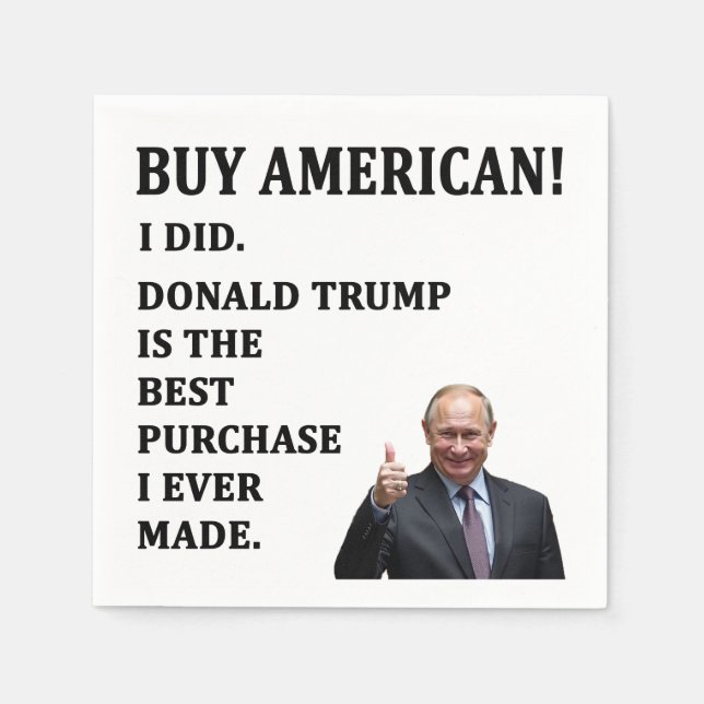 Buy American Napkin (Front)